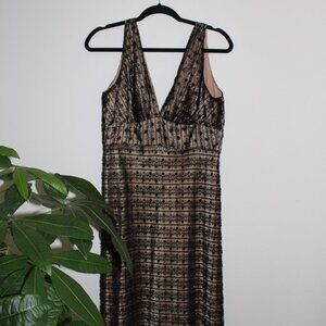 Maria Bianca Nero Black Lace & Sequin Dress